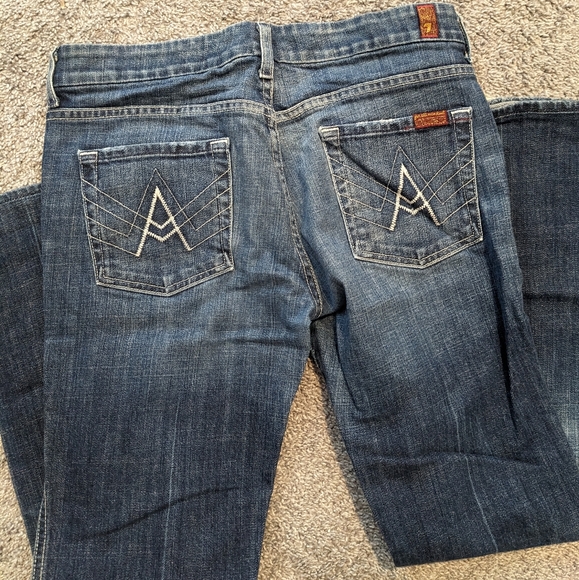 7FAM a pocket jeans size 30 - Picture 3 of 5